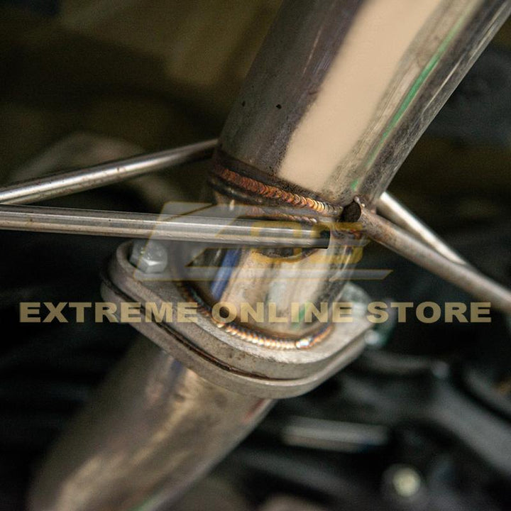 2017-Up Honda Civic Hatchback Sport FK7 3" NO MUFFLER Cat-Back Exhaust - Extreme Online Store