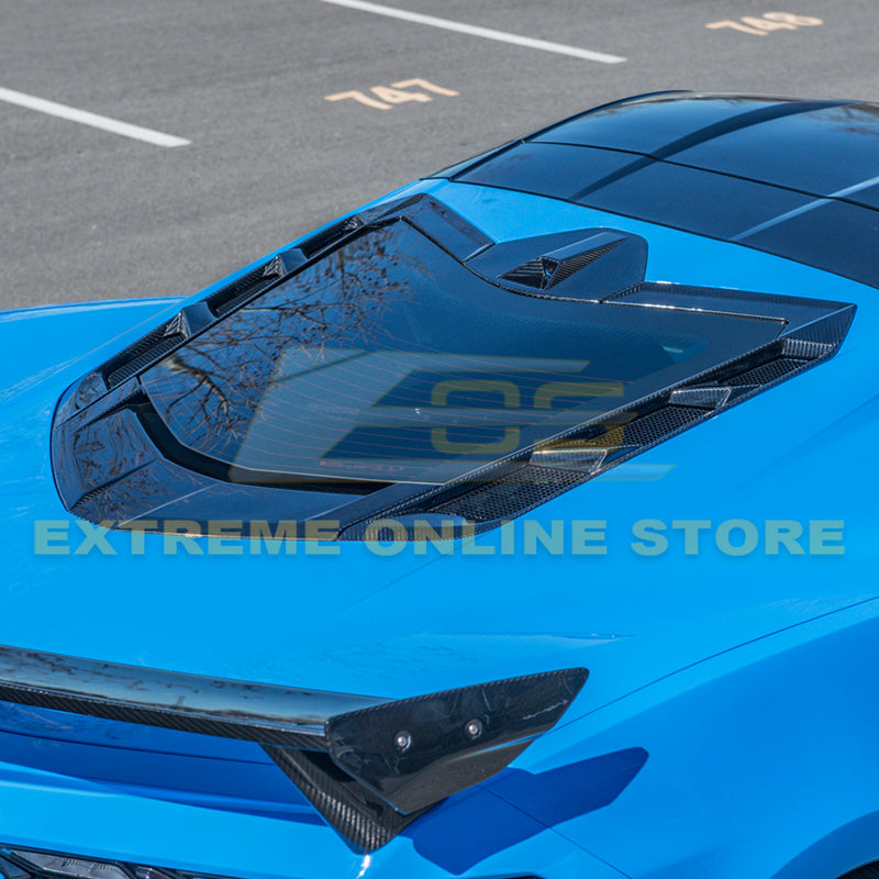 Eightless Design 2020-Up Corvette C8 Coupe Carbon Fiber Rear Window Trim Vent