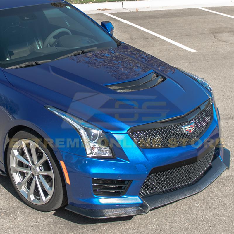 2016-19 Cadillac ATS-V Carbon Fiber Front Splitter &amp; Side Skirts