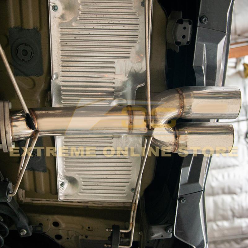 2017-Up Honda Civic Hatchback Sport FK7 3" NO MUFFLER Cat-Back Exhaust - Extreme Online Store