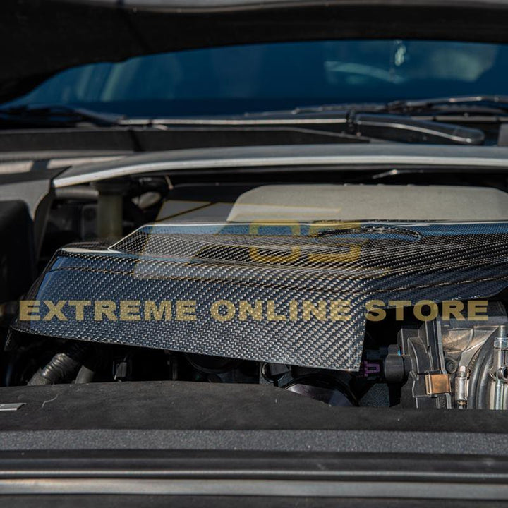 2009-15 Cadillac CTS-V Carbon Fiber Front Engine Cover - Extreme Online Store