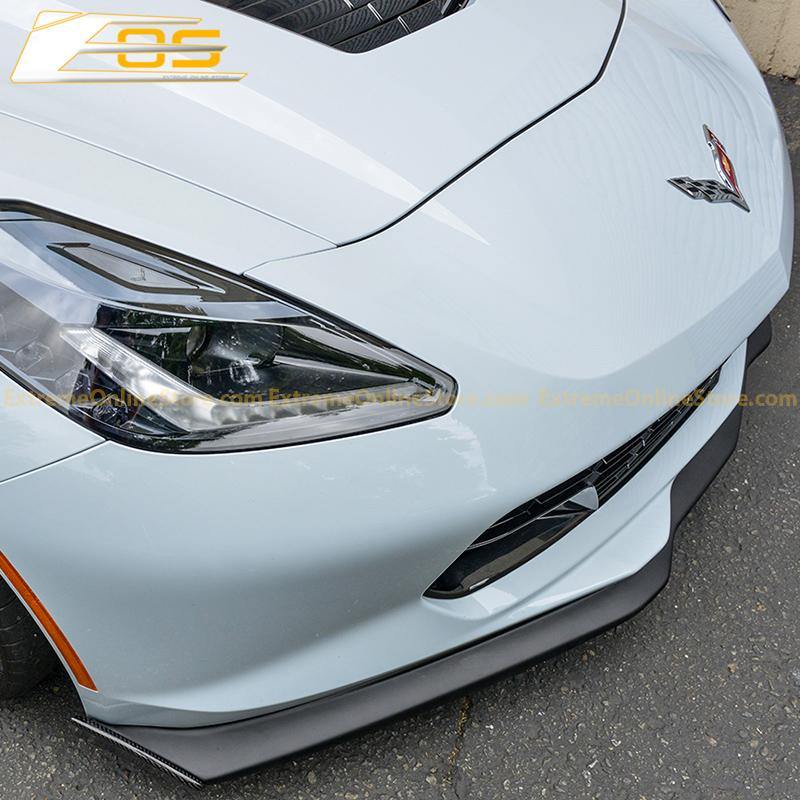 Corvette C7 Stingray / Z51 Front Splitter Lip &amp; Side Skirts Rocker Panels - ExtremeOnlineStore