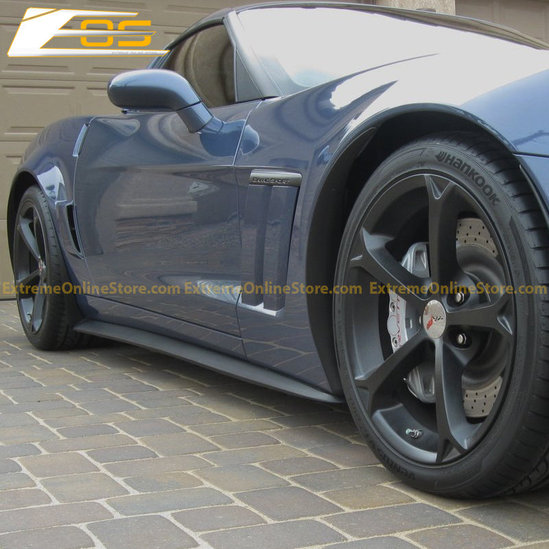 Corvette C6 Grand Sport / Z06 / ZR1  Side Skirts Rocker Panels - ExtremeOnlineStore