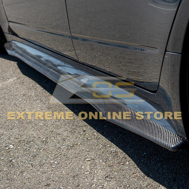 2009-15 Cadillac CTS-V Carbon Fiber Front Splitter &amp; Side Skirts