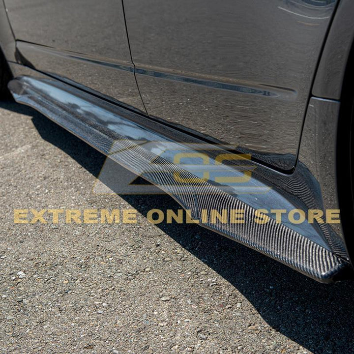 2009-15 Cadillac CTS-V Carbon Fiber Front Splitter &amp; Side Skirts