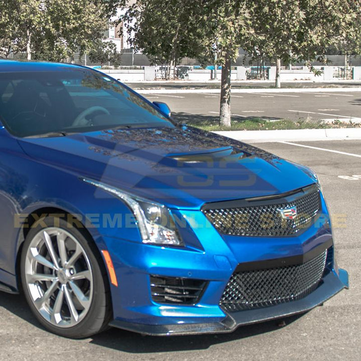 2016-19 Cadillac ATS-V Carbon Fiber Front Splitter &amp; Side Skirts