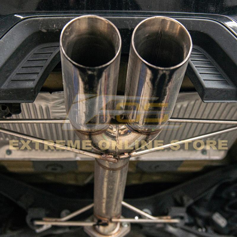 2017-Up Honda Civic Hatchback Sport FK7 3" NO MUFFLER Cat-Back Exhaust - Extreme Online Store