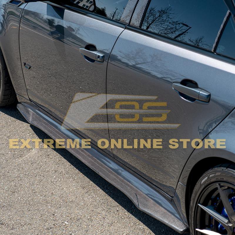 2009-15 Cadillac CTS-V Carbon Fiber Front Splitter &amp; Side Skirts
