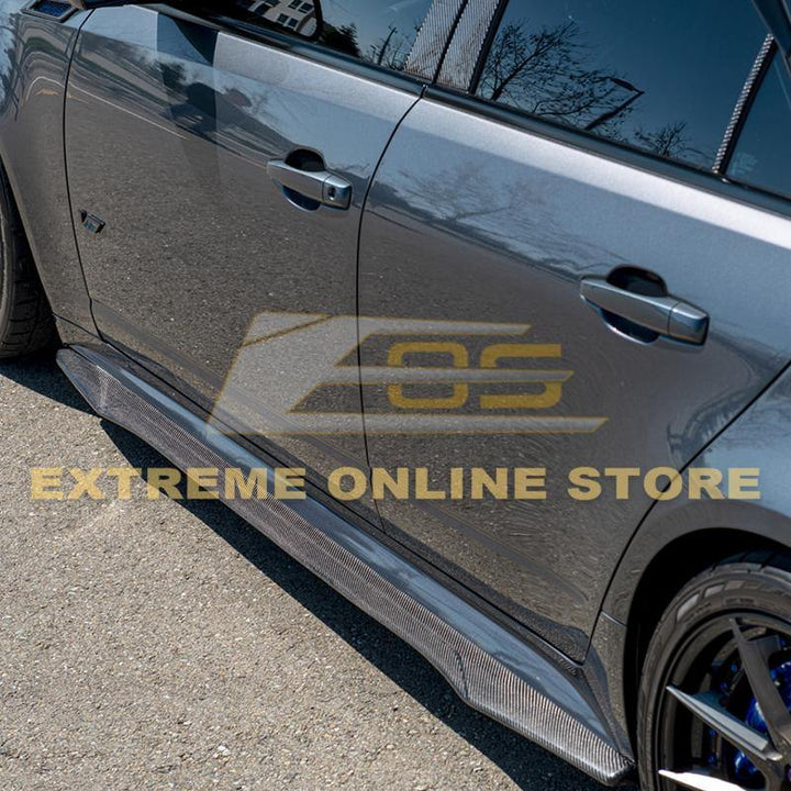 2009-15 Cadillac CTS-V Carbon Fiber Front Splitter &amp; Side Skirts
