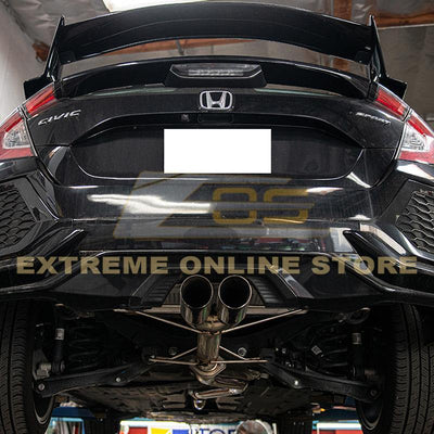 2017-Up Honda Civic Hatchback Sport FK7 3" NO MUFFLER Cat-Back Exhaust - Extreme Online Store