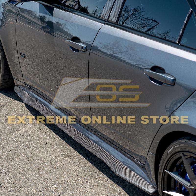 2009-14 Cadillac CTS-V Carbon Fiber Side Skirts - Extreme Online Store