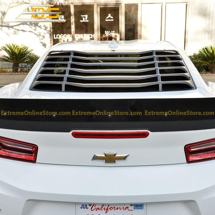 Camaro Rear Window Louver Sun Shade Cover | EOS Performance Package - ExtremeOnlineStore