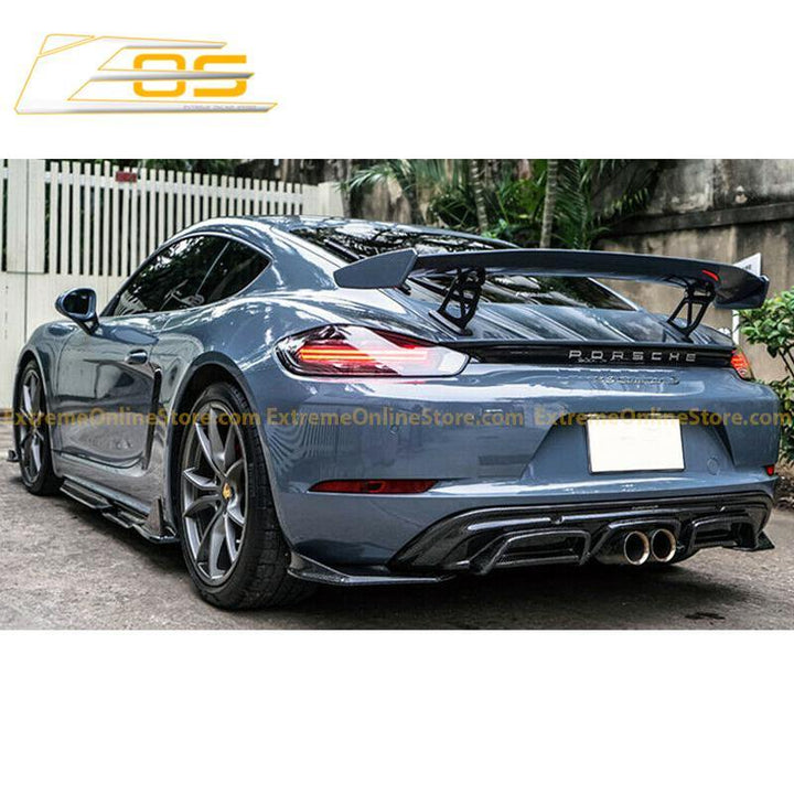 2017-19 Porsche 718 Cayman &amp; Boxster Rear Spoiler | GT4 Performance Package - ExtremeOnlineStore