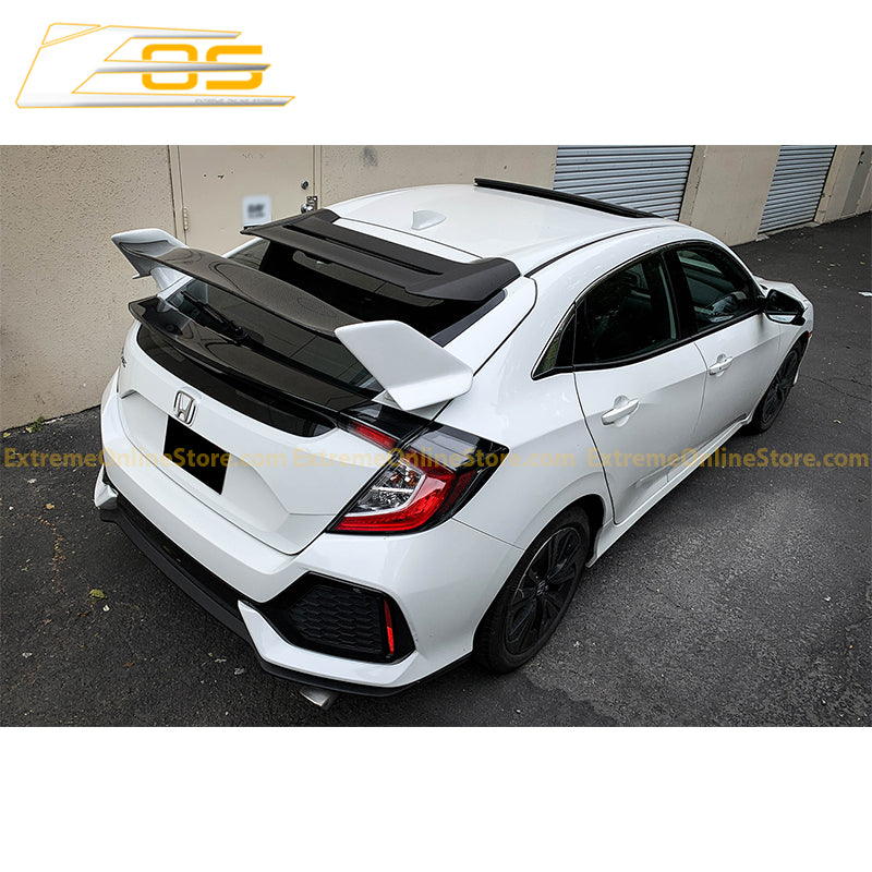 Honda Civic Hatchback Type R Conversion Rear Trunk Spoiler Kit 2016-21