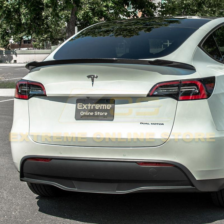 2020-Up Tesla Model Y Carbon Fiber Rear Truck Spoiler - Extreme Online Store