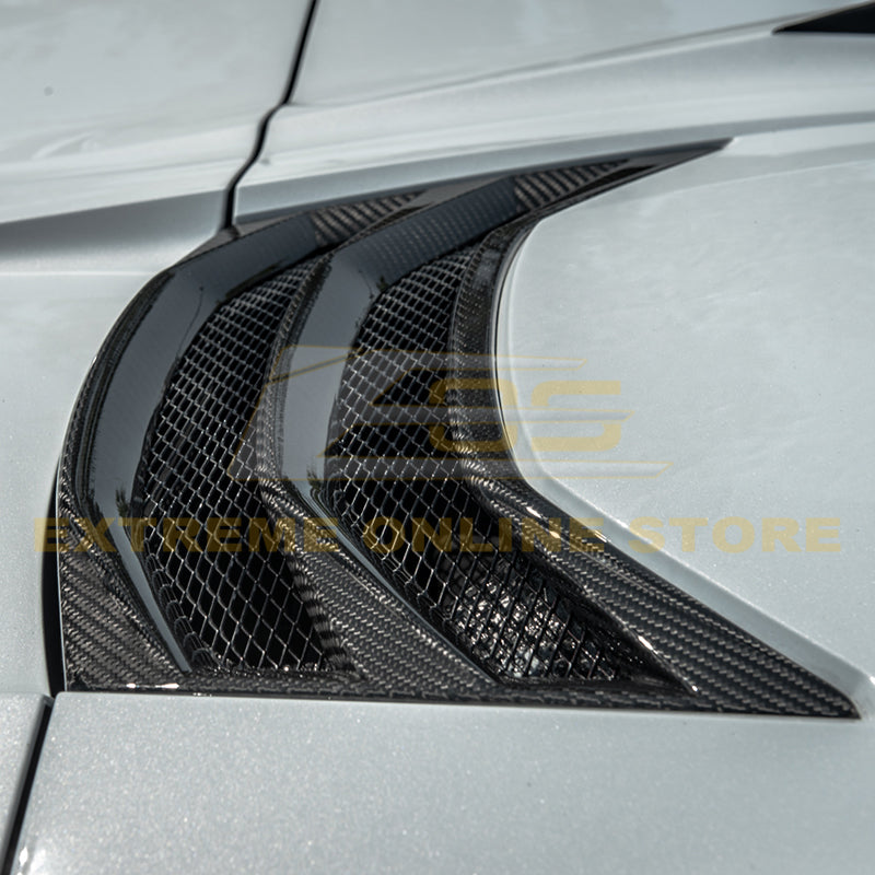 Corvette C8 Convertible Carbon Fiber Rear Hatch Vent