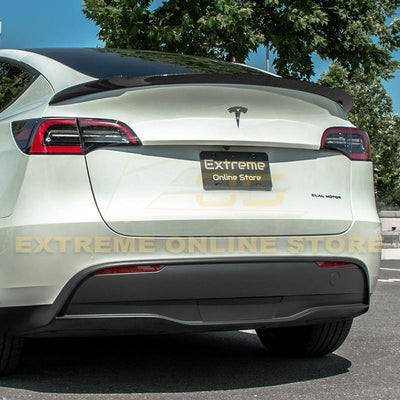 2020-Up Tesla Model Y Carbon Fiber Rear Truck Spoiler - Extreme Online Store