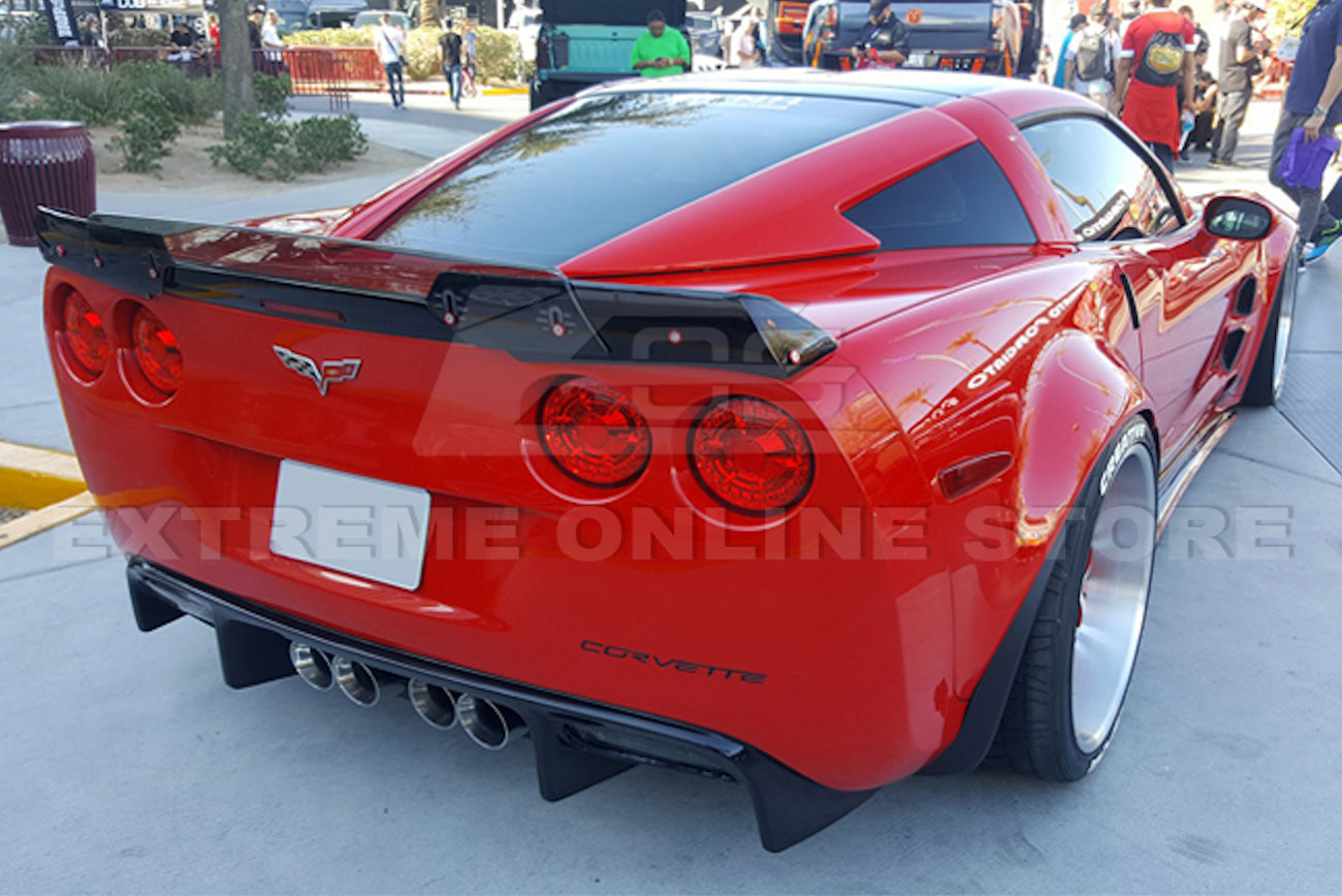 Corvette C6 | C6.5 Carbon Flash Rear Trunk Wing Spoiler Extension