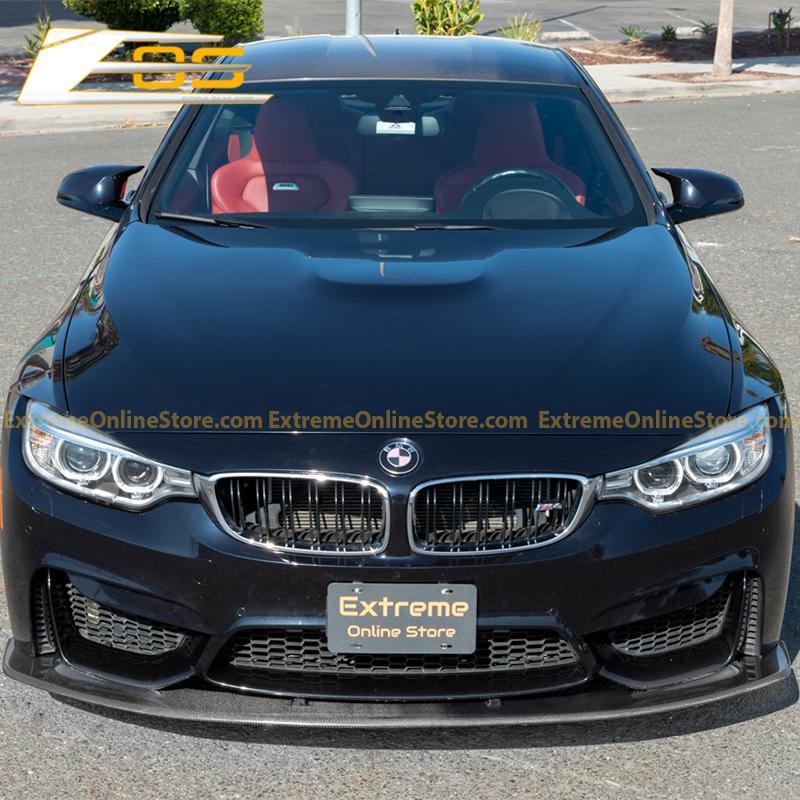 15-Up BMW F82 M4 Carbon Fiber Front Splitter Lip - Extreme Online Store