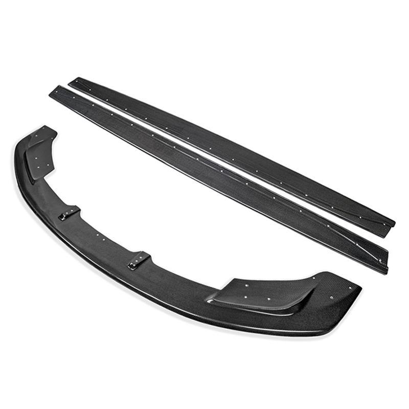 15-Up BMW F82 M4 Carbon Fiber Front Splitter & Side Skirts - Extreme Online Store