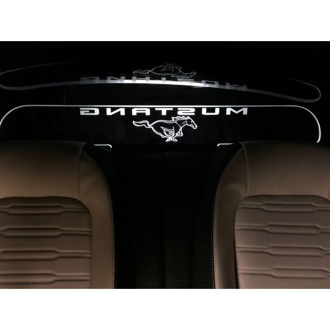 WindRestrictor® 2015-Up Mustang Coupe Rear Add On Glow Plate