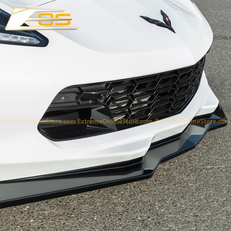 Corvette C7 Stage 2.5 ZR1 Conversion Extended Front Splitter Air Dam - Extreme Online Store