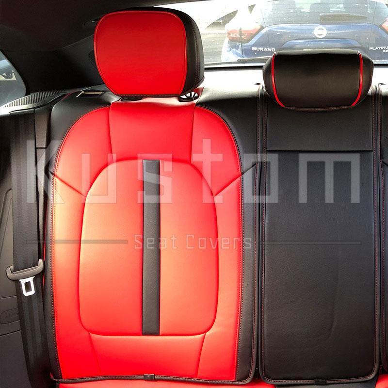 2014-Up Porsche Macan Two-tone Leather Seat Covers - Extreme Online Store