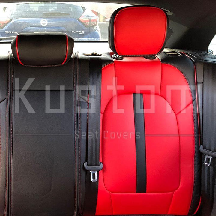 2014-Up Porsche Macan Two-tone Leather Seat Covers - Extreme Online Store