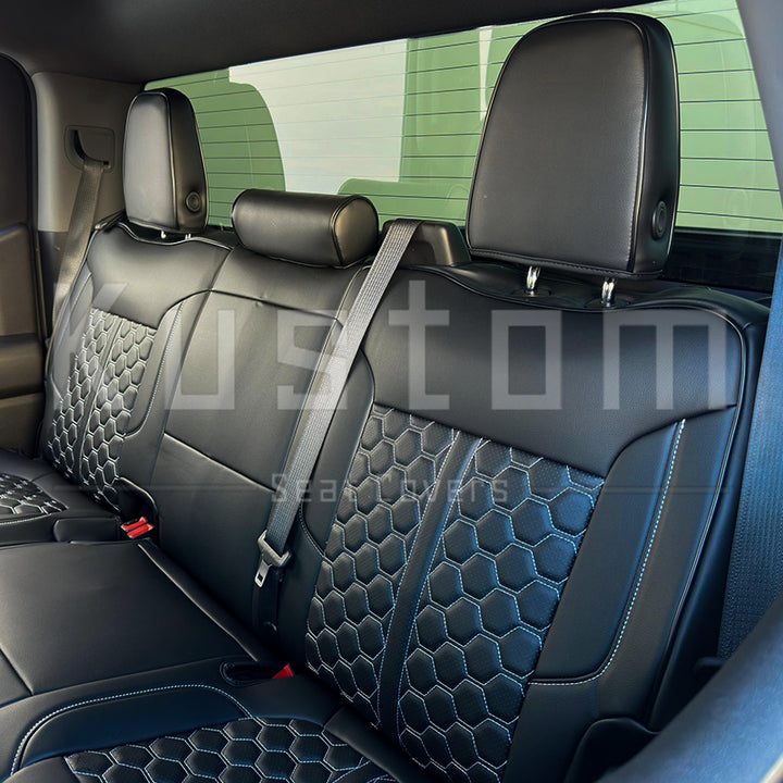 2019-Up Chevrolet Silverado Premium Custom Leather Seat Covers