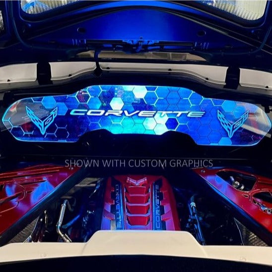 WindRestrictor® C8 Coupe Rear Add On Glow Plate