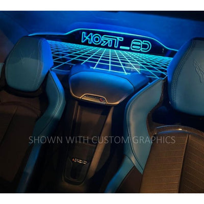 WindRestrictor® C8 Coupe Rear Add On Glow Plate