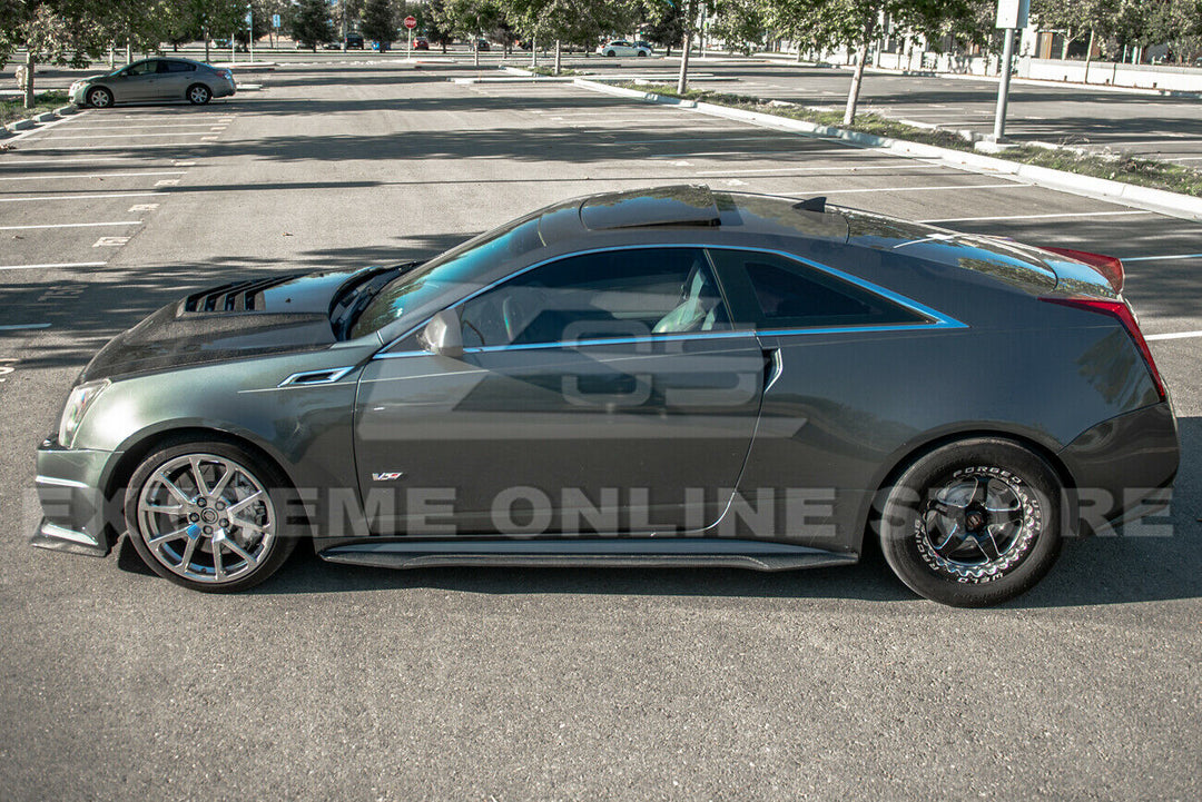 2009-15 Cadillac CTS-V Coupe Carbon Fiber Side Skirts