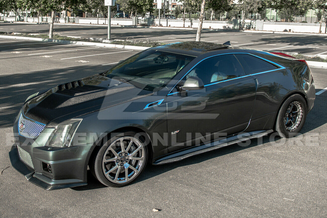 2009-15 Cadillac CTS-V Coupe Carbon Fiber Side Skirts