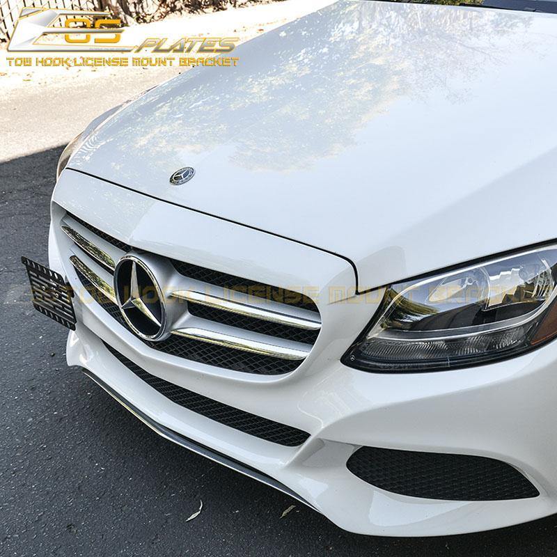 2015-Up Mercedes-Benz C-Class W205 Tow Hook License Plate Mount Bracket - Extreme Online Store