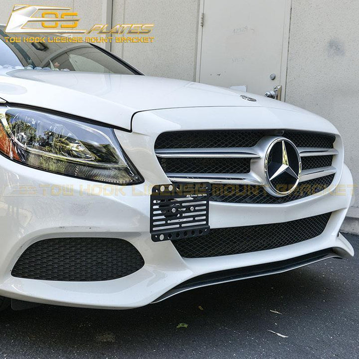 2015-Up Mercedes-Benz C-Class W205 Tow Hook License Plate Mount Bracket - Extreme Online Store