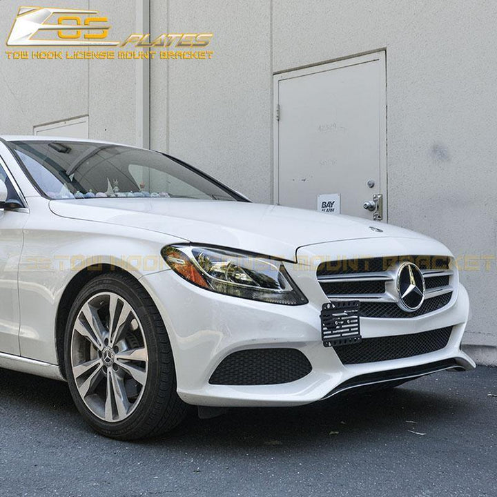 2015-Up Mercedes-Benz C-Class W205 Tow Hook License Plate Mount Bracket - Extreme Online Store