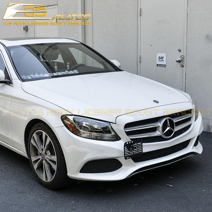 2015-Up Mercedes-Benz C-Class W205 Tow Hook License Plate Mount Bracket - Extreme Online Store