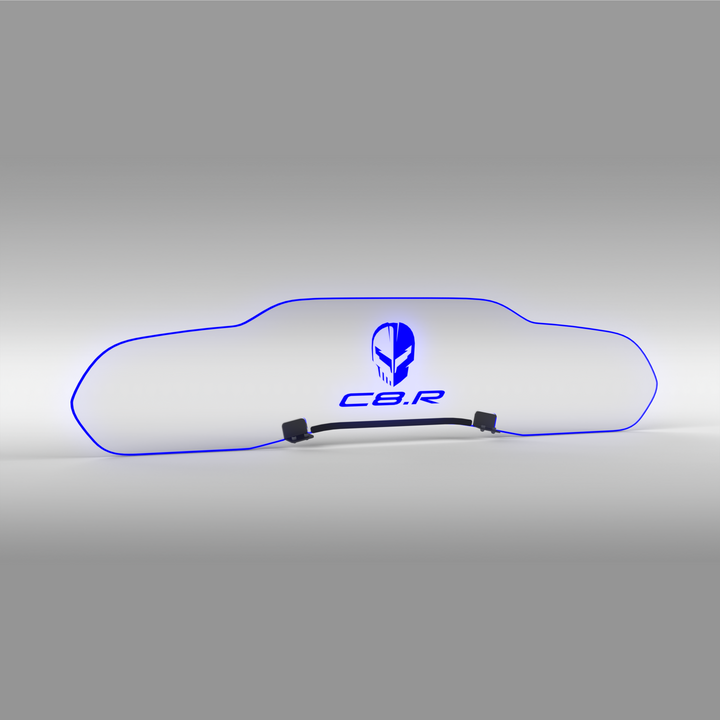 WindRestrictor® C8 Coupe Rear Add On Glow Plate