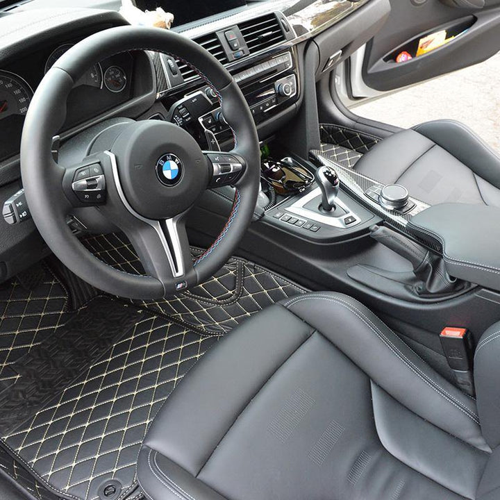 2012-19 BMW 3-Series Artificial Leather Waterproof Floor Mat - ExtremeOnlineStore
