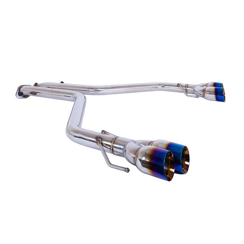 2015-Up Lexus RC200t 300 350 Muffler Delete Axle Back Quad Burnt Tips Exhaust - Extreme Online Store
