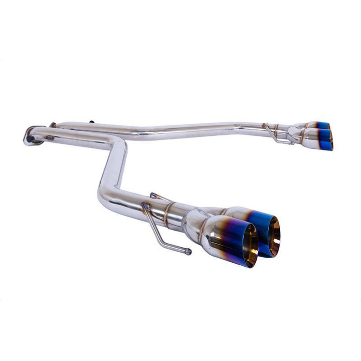 2015-Up Lexus RC200t 300 350 Muffler Delete Axle Back Quad Burnt Tips Exhaust - Extreme Online Store