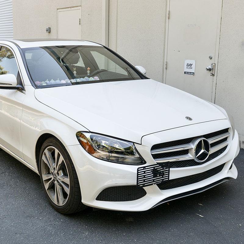 2015-Up Mercedes-Benz C-Class W205 Tow Hook License Plate Mount Bracket - Extreme Online Store