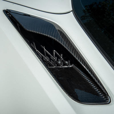 Corvette C7 Carbon Fiber Rear Quarter Intake Vents - Extreme Online Store