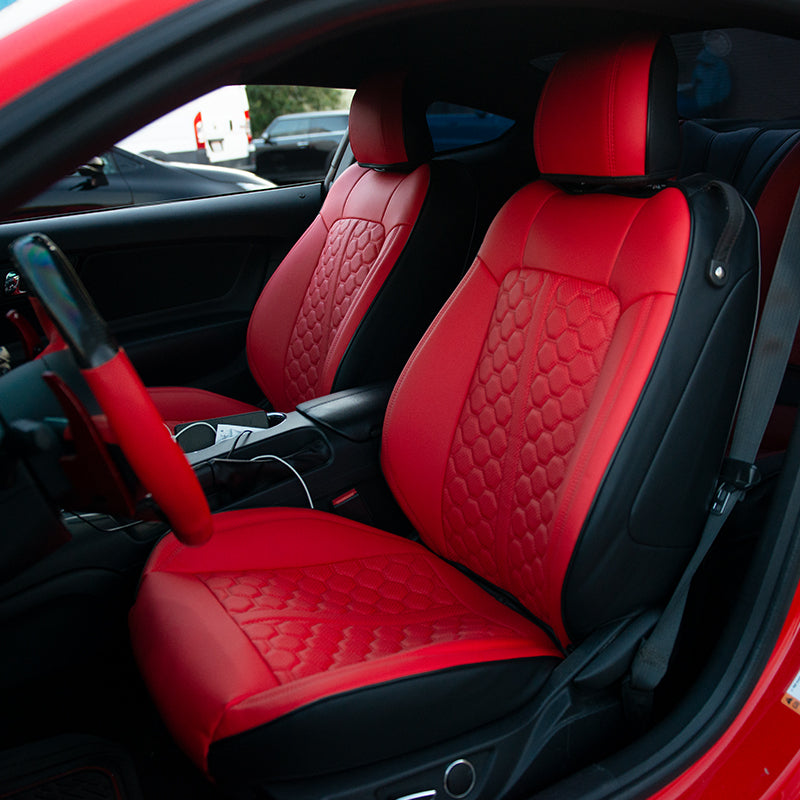 2015 Ford Mustang Custom Leather Seat Covers