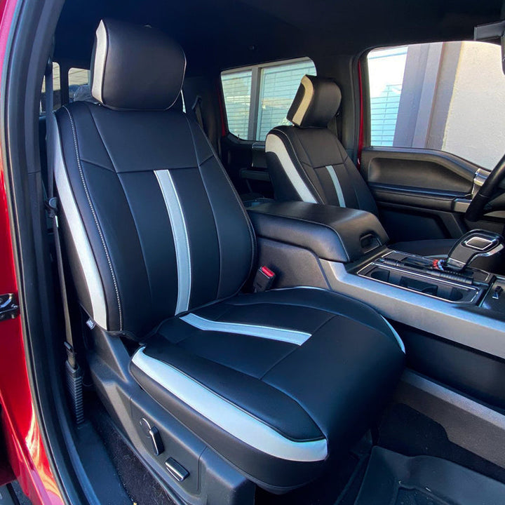 2015-21 Ford F-150 / F-250 Premium Custom Leather Seat Covers