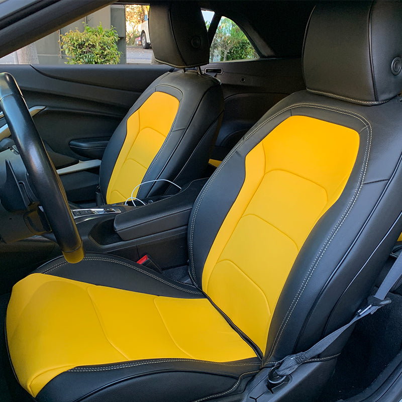 6th Gen Camaro Coupe Custom Leather Seat Covers