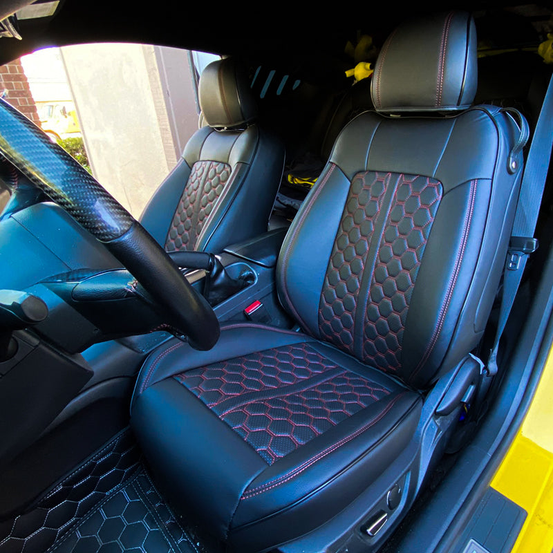 2015 Ford Mustang Custom Leather Seat Covers