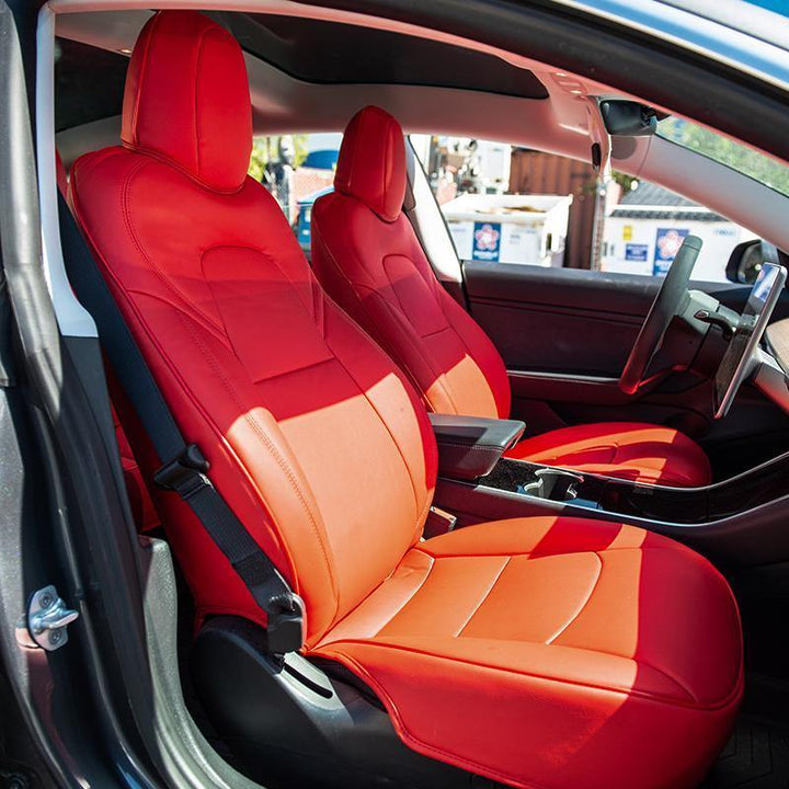 2020-Up Tesla Model Y Custom Leather Seat Covers