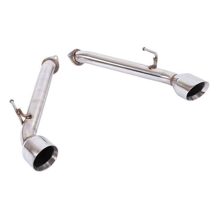 2017-Up Infiniti Q60 Muffler Delete Axle Back Double Wall Dual Tips Exhaust - Extreme Online Store