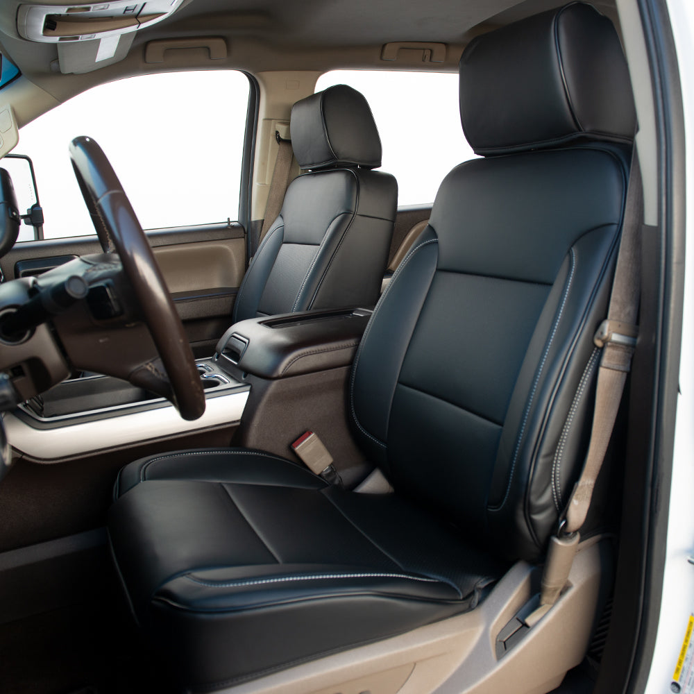 2014-18 Chevrolet Silverado Premium Custom Leather Seat Covers